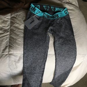 Gymshark Flex Leggings v2 - Turquoise, Small, NWT